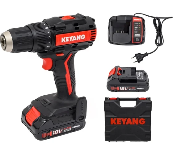 Дрель-шуруповерт Keyang DD18V Torque 18V Расходные материалы 02