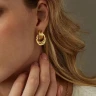 Серьги Charlotte из 18-каратного золота