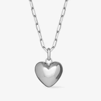 Колье, покрытое серебром 18K
